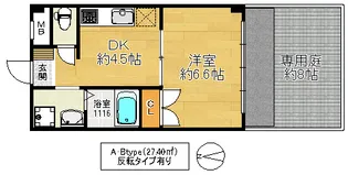 ヒットメゾン大智【1階】の間取り