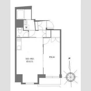 シティウォーク練馬【6階】の間取り