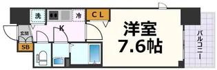プレサンス久屋大通公園エアリー【4階】の間取り