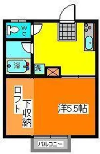 パークハイツ泉【1階】の間取り