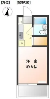 ルミニコスモス【2階】の間取り