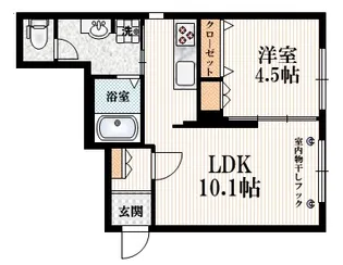 SANDA MANSION【1階】の間取り