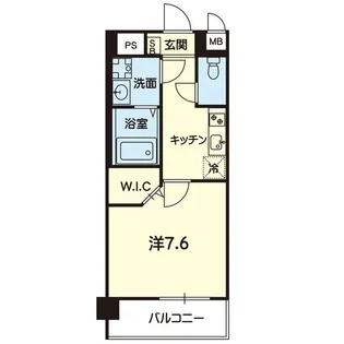 QueenRich大津【2階】の間取り