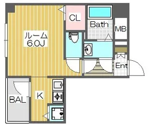 ストーディオ【3階】の間取り