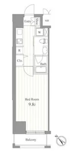 ジョイシティ蔵前【7階】の間取り