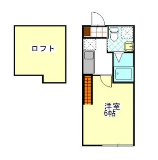 サヌーク生田【2階】の間取り