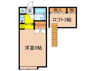 GREEN GABLES【2階】の間取り