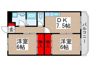 ニュ-マリッチ塩田【3階】の間取り