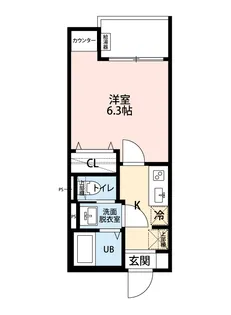 Crecia前原東【3階】の間取り