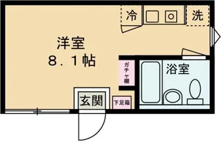 フィリップ南千住【3階】の間取り