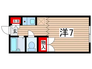 ニューつづみハイツ【1階】の間取り