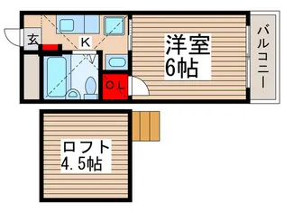 スカイメゾン流山【1階】の間取り