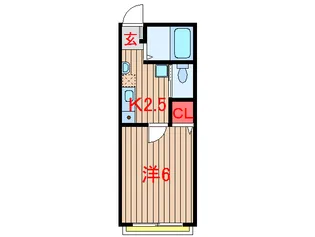 松ヶ丘ハイツ【2階】の間取り