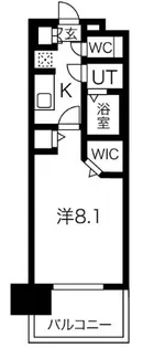 パルティール千種アネックス【4階】の間取り