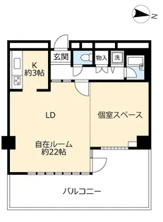 UR多摩ニュータウンプラザ永山【2階】の間取り