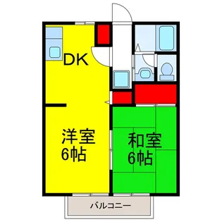 サニーホームズ【1階】の間取り