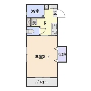 サンピュアプリンス【3階】の間取り