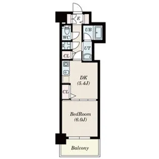 クリーデンス福島【5階】の間取り