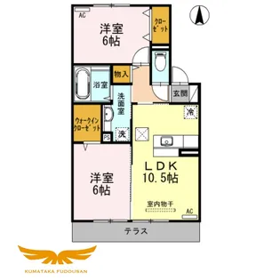 クレール・T【1階】の間取り