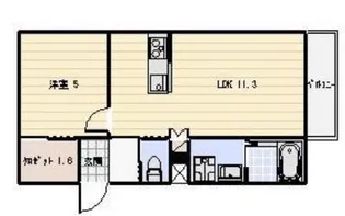 Chateau RaffineII【2階】の間取り