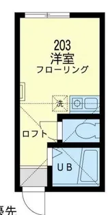 ユナイト根岸フランチェスコの杜【2階】の間取り