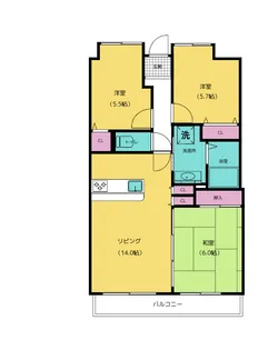 グラン シャリオ【4階】の間取り