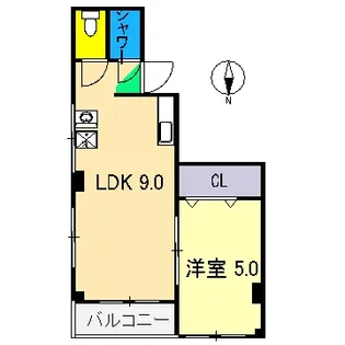 Astarte HARIMAYA III【3階】の間取り