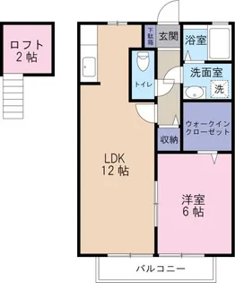グレースコーポ南風【2階】の間取り