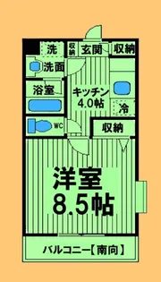 エスポワール相原【1階】の間取り