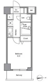 レジディア上落合(旧パシフィックレジデンス上落合)【1階】の間取り