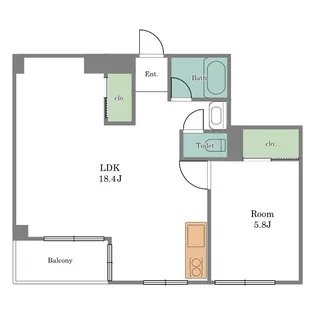 セブンスターマンション久が原【2階】の間取り