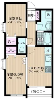 ガレリア大松【2階】の間取り