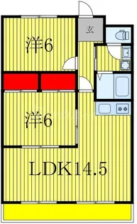 エクセレント富士見台【2階】の間取り
