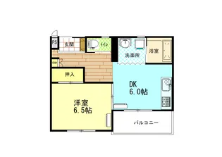 正邦苑 竹ケ鼻【3階】の間取り