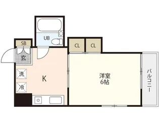 パークシティマスヰ【6階】の間取り