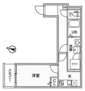 T’s Cuore横濱元町【1階】の間取り