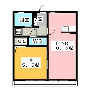 レンタルルーム B.L.T【2階】の間取り