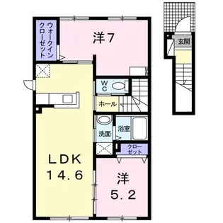 レモン ベイ【2階】の間取り