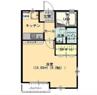 タタラバード【2階】の間取り