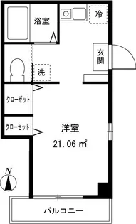 レガート太子堂【3階】の間取り
