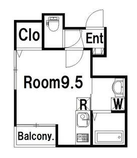 カーサプレディア【4階】の間取り