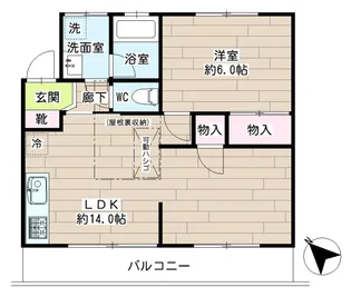 マロンプレーンB【2階】の間取り