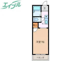 リバーパークL【2階】の間取り