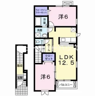 セントラル アンジュII【2階】の間取り