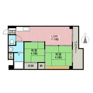 ハイタウンみずほI【7階】の間取り