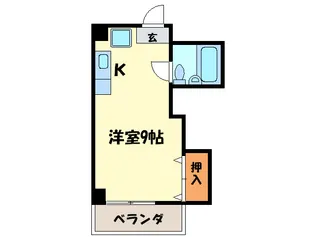 野間パレス【2階】の間取り