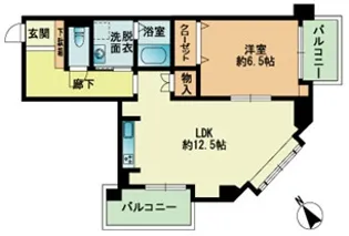 パークレジデンス【6階】の間取り