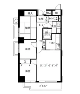 シティパーク津田沼【4階】の間取り