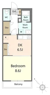 メゾン北品川【2階】の間取り