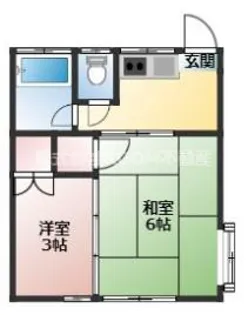 プラントハイツ【1階】の間取り